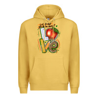 Antique Gold let all that you do be done in love Premium Hoodie - texasbilliewilder
