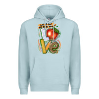 Blue Mist let all that you do be done in love Premium Hoodie - texasbilliewilder