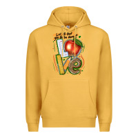 Mustard let all that you do be done in love Premium Hoodie - texasbilliewilder