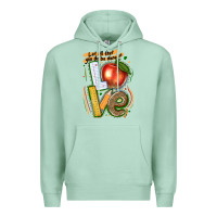 Seafoam let all that you do be done in love Premium Hoodie - texasbilliewilder