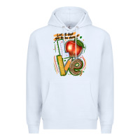 White let all that you do be done in love Premium Hoodie - texasbilliewilder