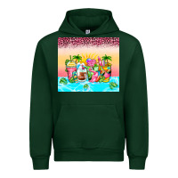 Foreset Green beach summer coffee cups Urban Hoodie - Zillion Design Studio