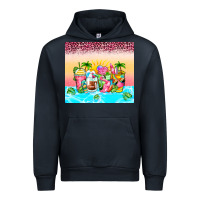 Navy beach summer coffee cups Urban Hoodie - Zillion Design Studio