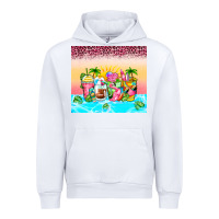 White beach summer coffee cups Urban Hoodie - Zillion Design Studio