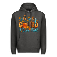 Charcoal Heather oh my gourd i love fall Premium Hoodie - Zillion Design Studio