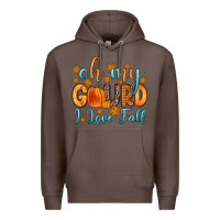 Coffee oh my gourd i love fall Premium Hoodie - Zillion Design Studio