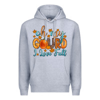 Heather Grey oh my gourd i love fall Premium Hoodie - Zillion Design Studio