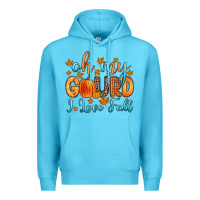 Ocean Blue oh my gourd i love fall Premium Hoodie - Zillion Design Studio