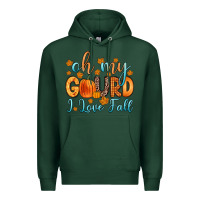 Sports Green oh my gourd i love fall Premium Hoodie - Zillion Design Studio