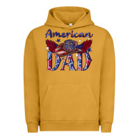 Pigment Peanut Butter American dad with cowboy Urban Hoodie - texasbilliewilder