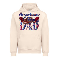 Sandshell American dad with cowboy Urban Hoodie - texasbilliewilder
