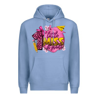 Colony Blue little miss 1st grade Premium Hoodie - texasbilliewilder