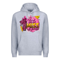 Heather Grey little miss 1st grade Premium Hoodie - texasbilliewilder