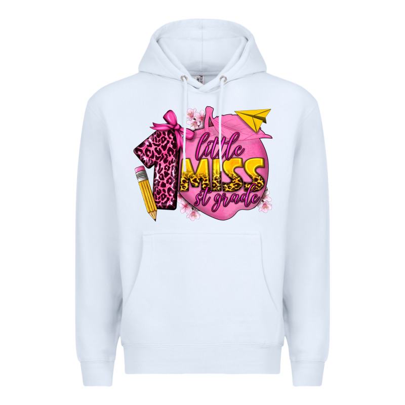 Little Miss 1st Grade Premium Hoodie by texasbilliewilder | Teevron