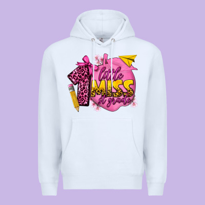 Little Miss 1st Grade Premium Hoodie Designed By Texasbilliewilder