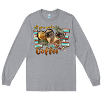 Heather Grey all you need is love coffee Long Sleeve Tee - BarkalooDesign