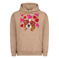 Pigment Burro valentine's day  beagle Urban Hoodie - RanaPortraitStore