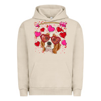 Pigment French Oak valentine's day  beagle Urban Hoodie - RanaPortraitStore