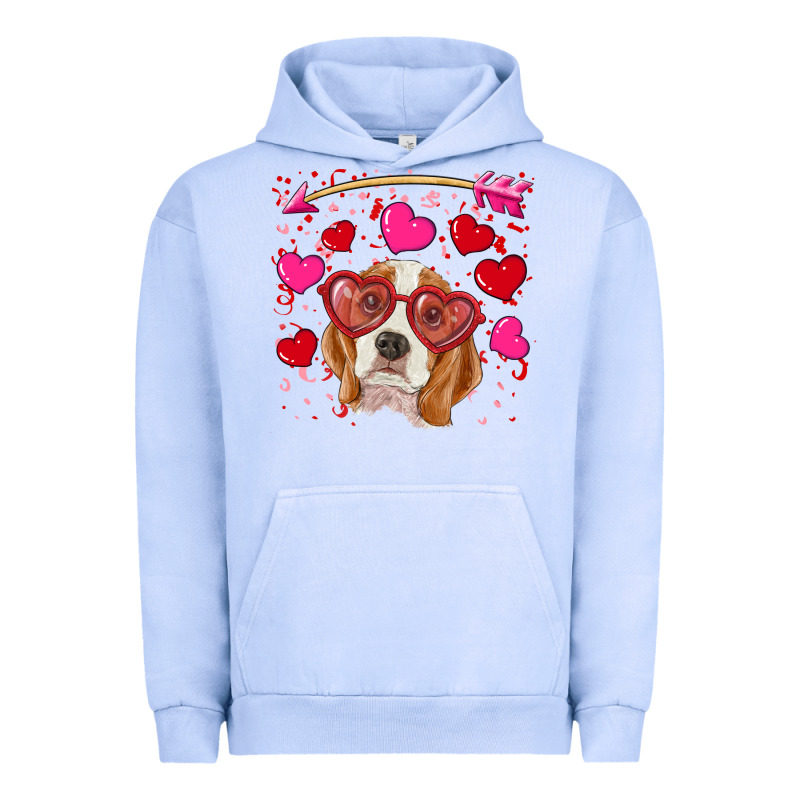 Valentine's Day  Beagle Urban Hoodie by RanaPortraitStore | Teevron