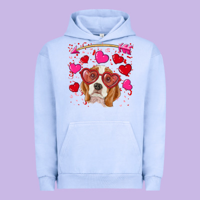 Urban Hoodie valentine's day  beagle