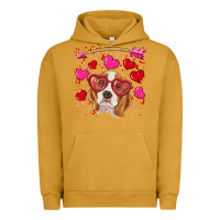 Pigment Peanut Butter valentine's day  beagle Urban Hoodie - RanaPortraitStore