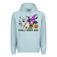 Blue Mist moo i mean boo Premium Hoodie - Zillion Design Studio
