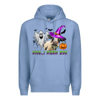 Colony Blue moo i mean boo Premium Hoodie - Zillion Design Studio