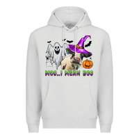 Dove Grey moo i mean boo Premium Hoodie - Zillion Design Studio
