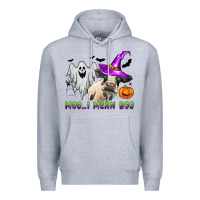 Heather Grey moo i mean boo Premium Hoodie - Zillion Design Studio