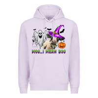 Lilac moo i mean boo Premium Hoodie - Zillion Design Studio