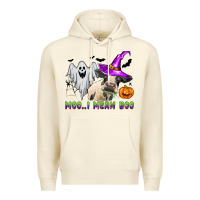 Sandshell moo i mean boo Premium Hoodie - Zillion Design Studio