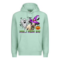 Seafoam moo i mean boo Premium Hoodie - Zillion Design Studio