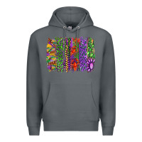Rock mardi gras brush strokes king cake and craw fish Premium Hoodie - RanaPortraitStore