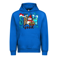 Cobalt up to snow good Urban Hoodie - Zillion Design Studio