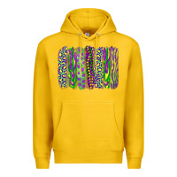 Lemon mardi gras brush stroke Premium Hoodie - RanaPortraitStore