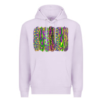 Lilac mardi gras brush stroke Premium Hoodie - RanaPortraitStore