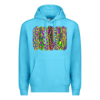 Ocean Blue mardi gras brush stroke Premium Hoodie - RanaPortraitStore