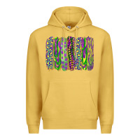 Antique Gold mardi gras brush stroke Premium Hoodie - RanaPortraitStore