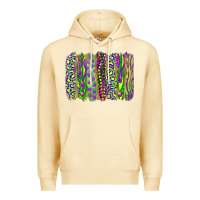 Pina Colada mardi gras brush stroke Premium Hoodie - RanaPortraitStore