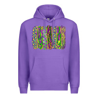 Purple mardi gras brush stroke Premium Hoodie - RanaPortraitStore