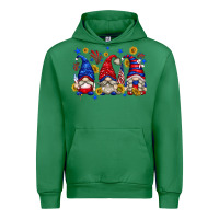 Emerald American gnomes with sunflowers Urban Hoodie - texasbilliewilder