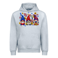Heather Grey American gnomes with sunflowers Urban Hoodie - texasbilliewilder