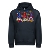 Navy American gnomes with sunflowers Urban Hoodie - texasbilliewilder
