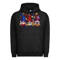 Pigment Black American gnomes with sunflowers Urban Hoodie - texasbilliewilder