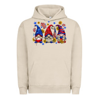 Pigment French Oak American gnomes with sunflowers Urban Hoodie - texasbilliewilder