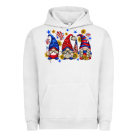 Pigment Lunar Rock American gnomes with sunflowers Urban Hoodie - texasbilliewilder