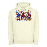 Pigment Pistachio American gnomes with sunflowers Urban Hoodie - texasbilliewilder