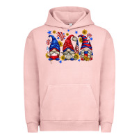 Pigment Salmon American gnomes with sunflowers Urban Hoodie - texasbilliewilder