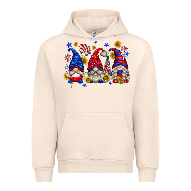 American Gnomes With Sunflowers Urban Hoodie by texasbilliewilder | Teevron