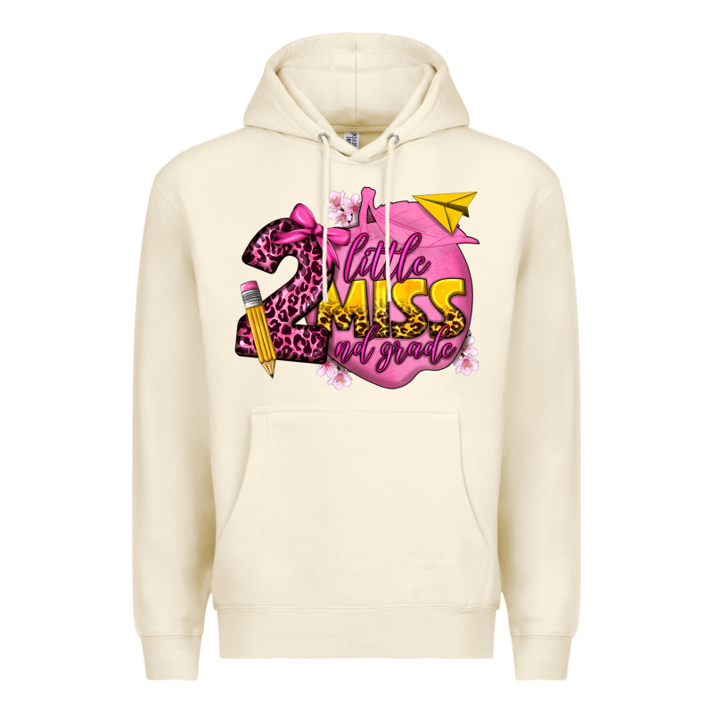 Little Miss 2nd Grade Premium Hoodie by texasbilliewilder | Teevron